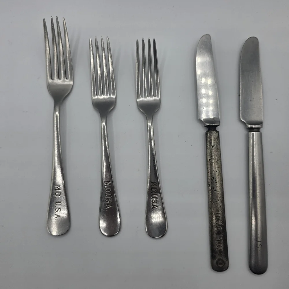 MD USA Military Medical Fork By WALLCO STAINLESS Forks Collectable